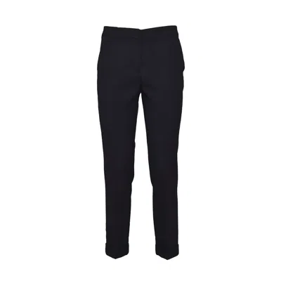 Etro Skinny Cut Cropped Trousers In Black