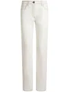 Etro Straight Leg Two-tone Etch Print Jeans