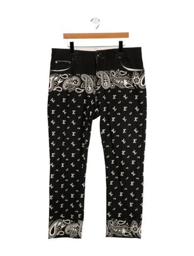 Pre-owned Etro Skinny Jeans In Black