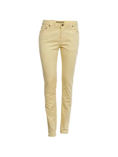 Pre-owned Etro Skinny Jeans In Yellow