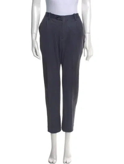 Pre-owned Etro Skinny Leg Pants In Blue