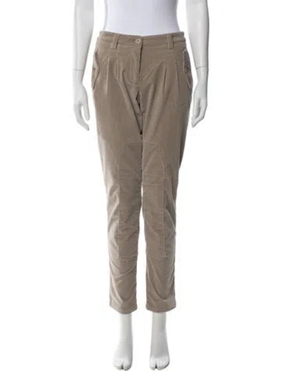 Pre-owned Etro Skinny Leg Pants In Neutral