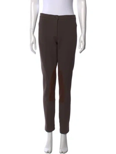 Pre-owned Etro Skinny Leg Pants In Neutral