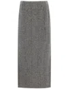 Etro Wool-blend Pencil Skirt In Bicolor