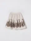 半身裙 ETRO 儿童 颜色 米色