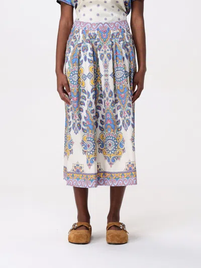 ETRO SKIRT ETRO WOMAN COLOR GNAWED BLUE,G53177011