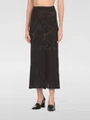 Etro Knitted Jacquard Midi Skirt In Bunt