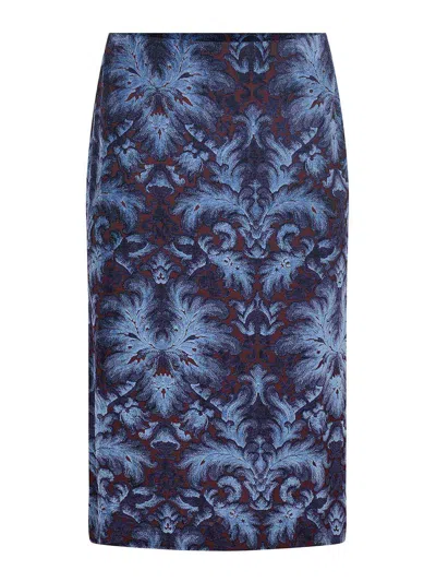 Etro Skirt Made Of Viscose Blend In Multi
