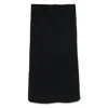 Etro Gathered Midi Skirt In Black