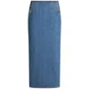Etro Denim Skirt In Blue