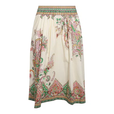 Etro Skirts Bright In Neutral