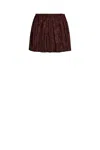 Etro Jacquard Floral Patterned Skirt In Brown