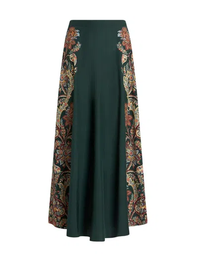 ETRO ETRO SKIRTS GREEN