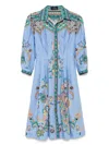 Etro Paisley-jacquard Knee-length Shirt Dress