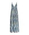 Etro Womens Print On White Base Paisley-print Sleeveless Cotton-silk Woven Midi Dress In Gray
