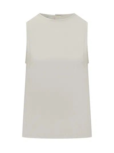 Etro Sleeveless Jacquard Top In Green