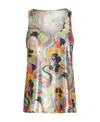 Etro Multi-coloured Floral Pattern Top In Multicolor