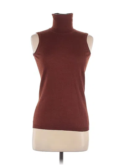 Pre-owned Etro Sleeveless Turtleneck In Brown