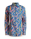 Etro Slim Fit Button Up Shirt In Multi