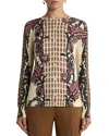 Etro Slim Fit Cardigan Sweater In Multi