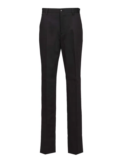 Etro Slim Straight Pants Jackets Blue In Black