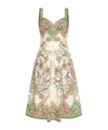 Etro Floral Print Dress In Nude