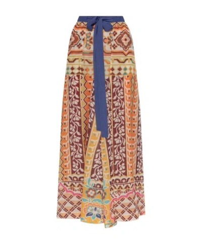 ETRO ETRO TIE-WAISTED SIDE-SLIT TROUSERS