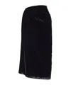 Etro Convertible Wrap-effect Velvet Midi Skirt In Black