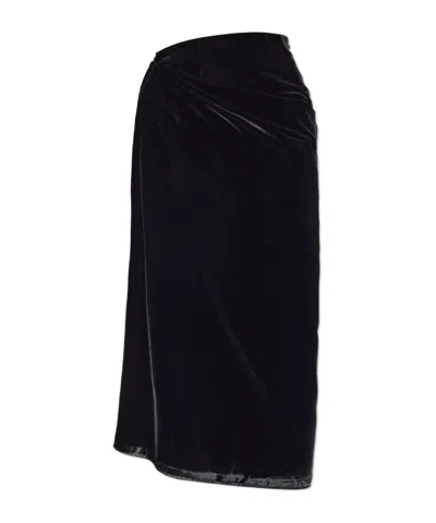 Etro Slit Skirt In Black