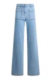 Etro Slouchy Denim Straight-leg Jeans In Brown