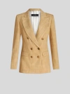 ETRO SLUB FABRIC DOUBLE-BREASTED JACKET