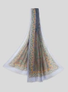Etro Slub Scarf With Paisley Motif In Green