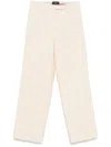 Etro Slub-texture Trousers In Yellow