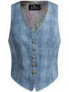 Etro Slub Waistcoat