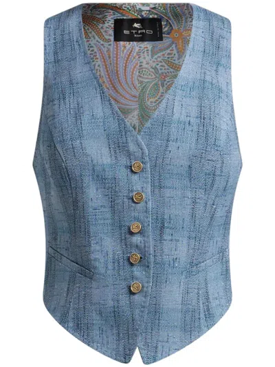 ETRO ETRO SLUB WAISTCOAT