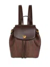 Etro Essential Small Arnica Backpack In Brown
