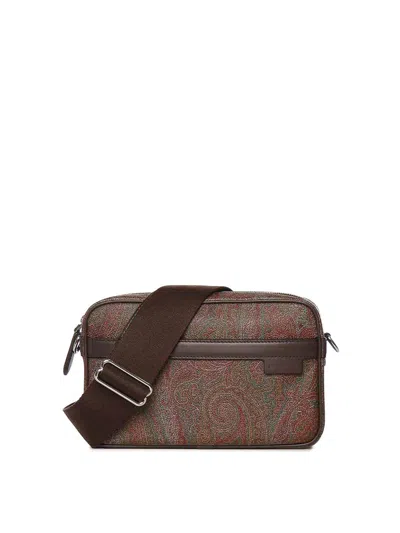 Etro Small Arnica Shoulder Bag In Brown