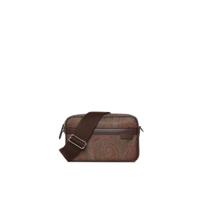 Etro Small Arnica Shoulder Bag In Brown