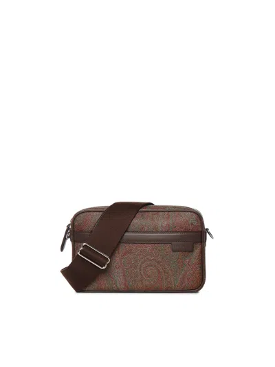 Etro Small Arnica Shoulder Bag In Orange