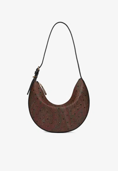 ETRO SMALL ESSENTIAL PAISLEY JACQUARD HOBO BAG