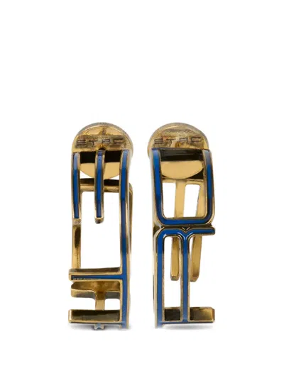 Etro Small Hoop Earrings In Gold