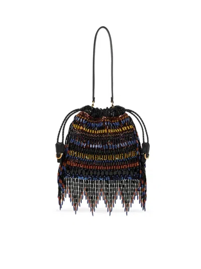 Etro Small Kalispera Bag With Sequins And Beads In Multicolour