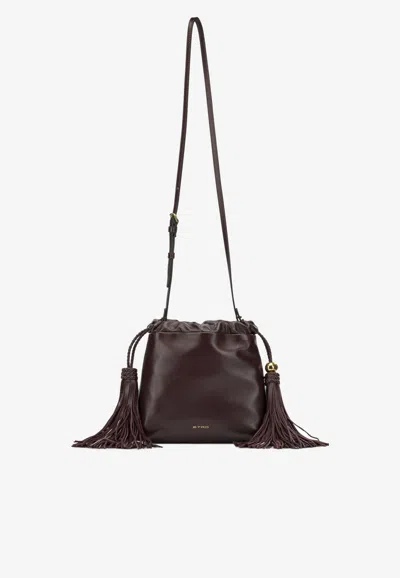 Etro Small Kalispera Crossbody Bag In Bordeaux