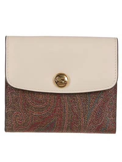 Etro Small Wallet In Brown