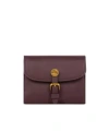 Etro Small Leather Pony Wallet In Burgundy