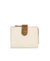 Etro Small Leather Wallet In White