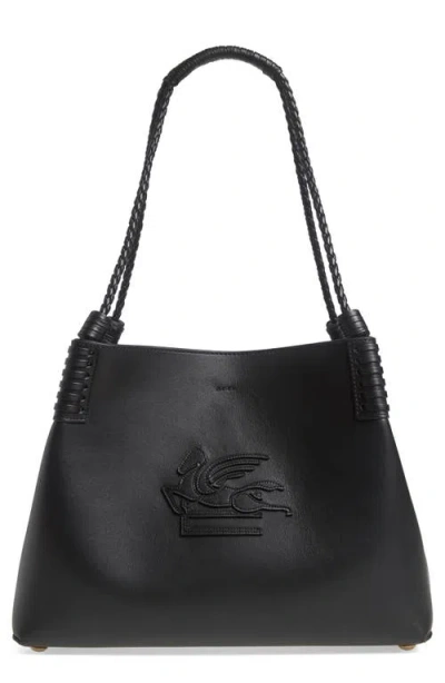 ETRO ETRO SMALL LIBRA LEATHER SHOPPING TOTE