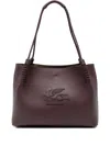 Etro Small Libra Leather Shoulder Bag In Red