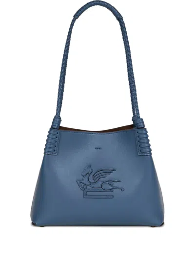 Etro Small Libra Tote Bag In Blue