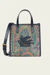 Etro Small Love Troller Tote Bag In Multi